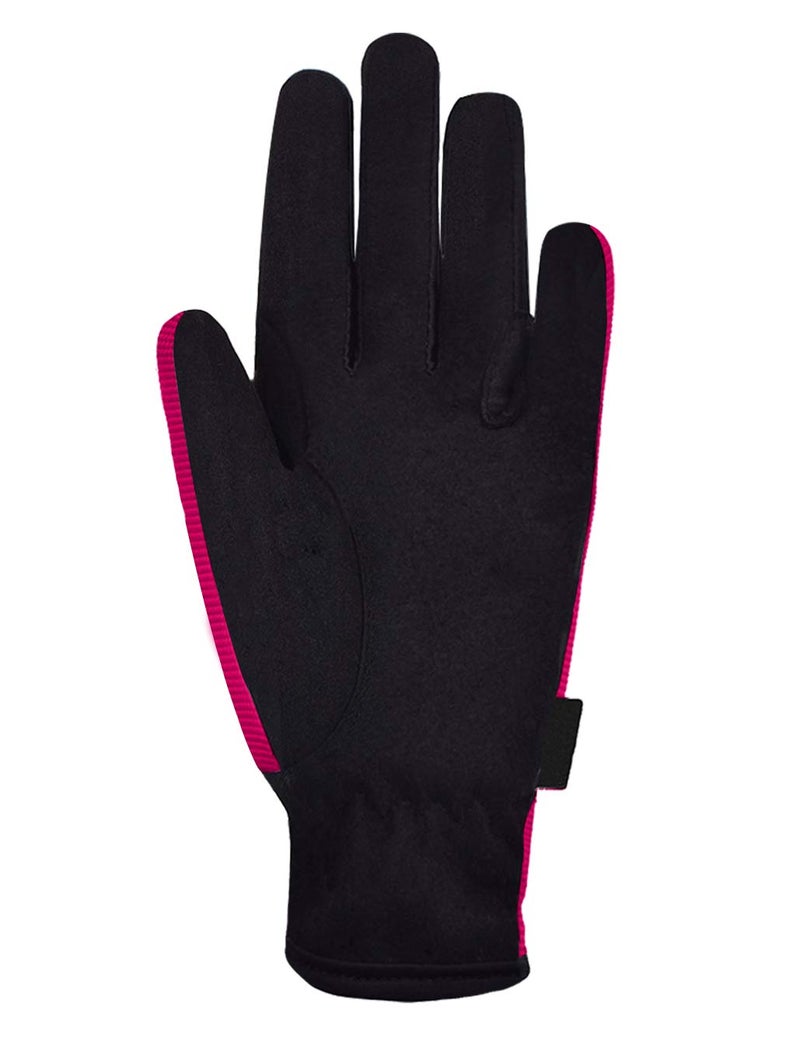 ChinFun Horse Riding Glove Equestrian Gloves Kids for Boys Girls Horseback Riding Gloves Grip for Youth Children Riding Sports Biking Cycling Gardening Fushcia Size M - Image 5